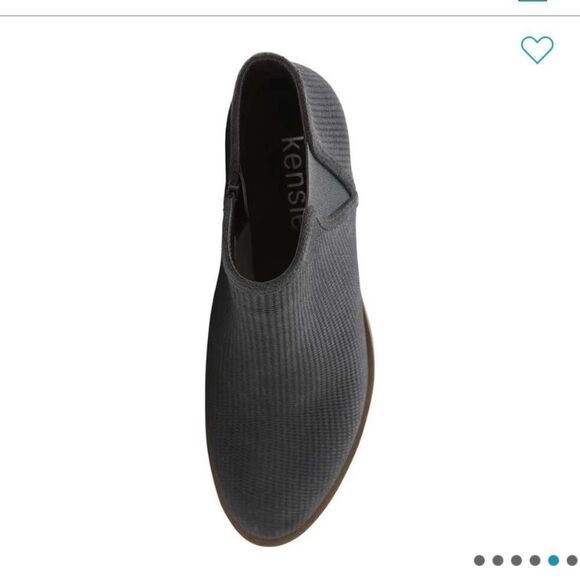 NIB Kensie Gerona Perforated Suede Booties - Picture 5 of 7